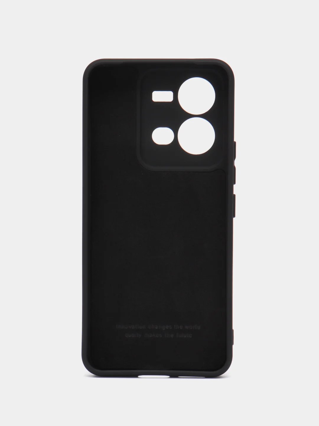 Черный чехол Silicone Cover для Vivo V25 / V25E, силиконовый
