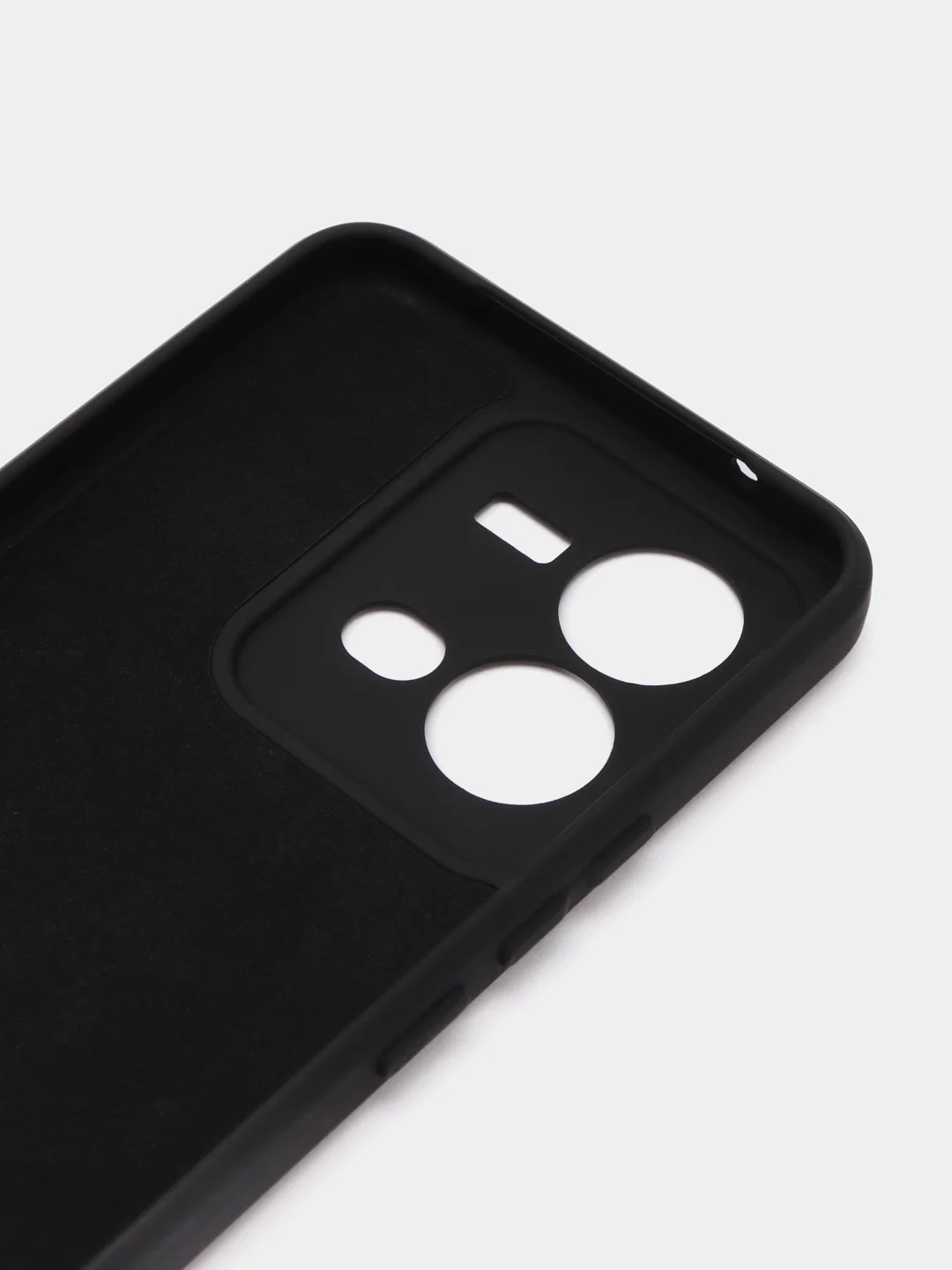 Черный чехол Silicone Cover для Vivo V25 / V25E, силиконовый