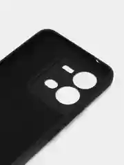 Черный чехол Silicone Cover для Vivo V25 / V25E, силиконовый