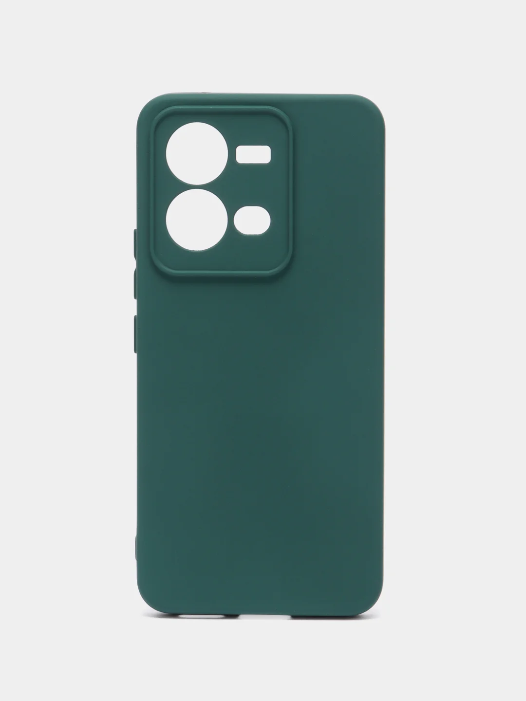 Тёмно-зелёный чехол Silicone Cover для Vivo V25 / V25E, силиконовый