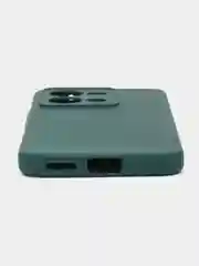 Тёмно-зелёный чехол Silicone Cover для Vivo V25 / V25E, силиконовый