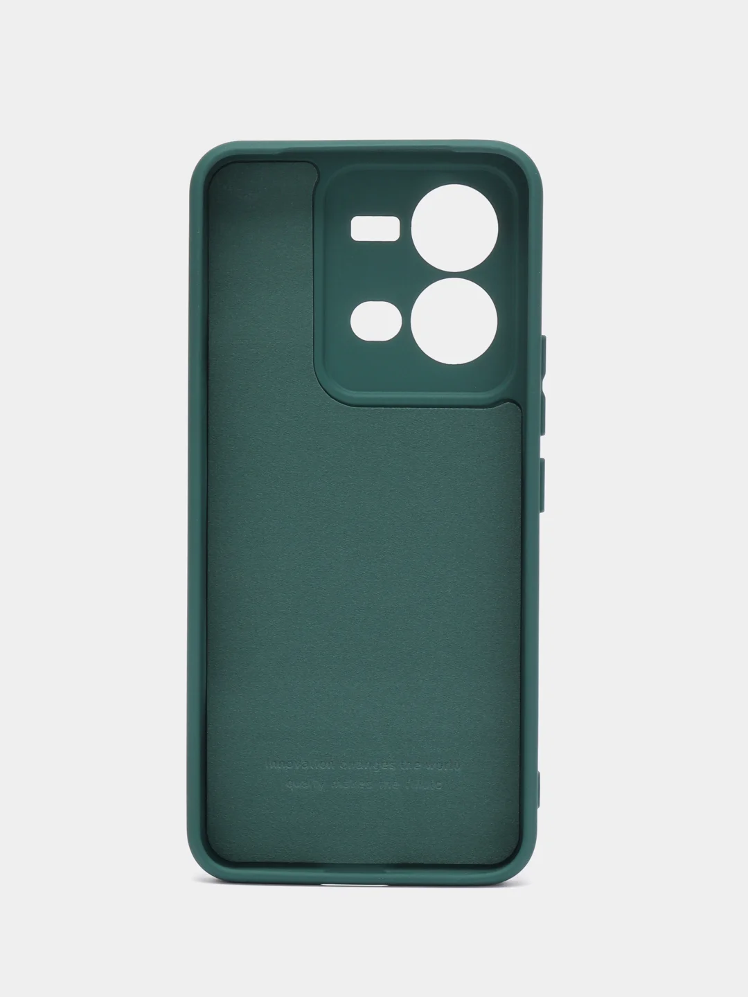 Тёмно-зелёный чехол Silicone Cover для Vivo V25 / V25E, силиконовый