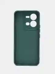 Тёмно-зелёный чехол Silicone Cover для Vivo V25 / V25E, силиконовый