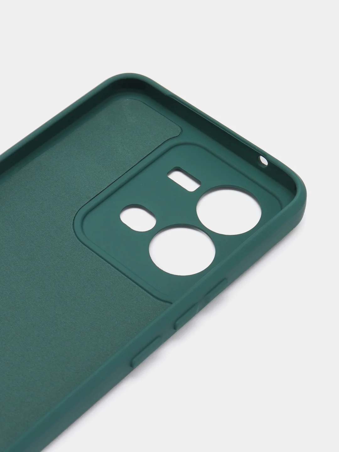 Тёмно-зелёный чехол Silicone Cover для Vivo V25 / V25E, силиконовый