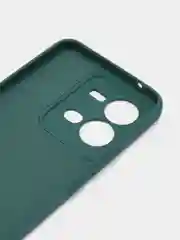 Тёмно-зелёный чехол Silicone Cover для Vivo V25 / V25E, силиконовый