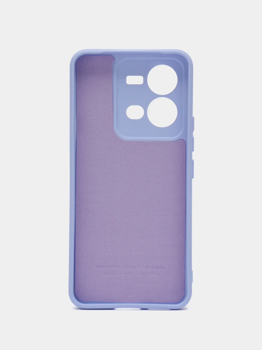 Лавандовый чехол Silicone Cover для Vivo V25 / V25E, силиконовый