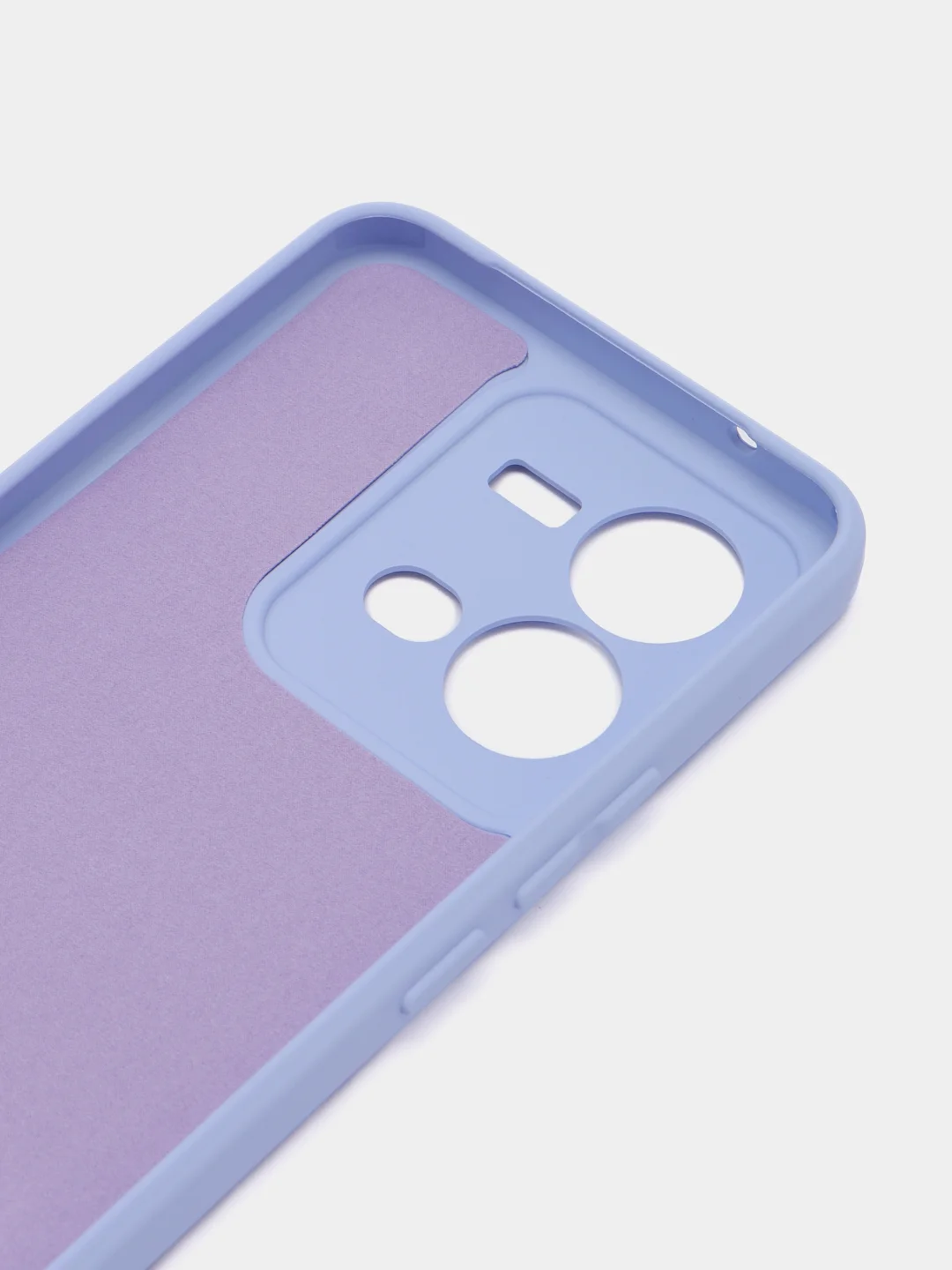 Лавандовый чехол Silicone Cover для Vivo V25 / V25E, силиконовый