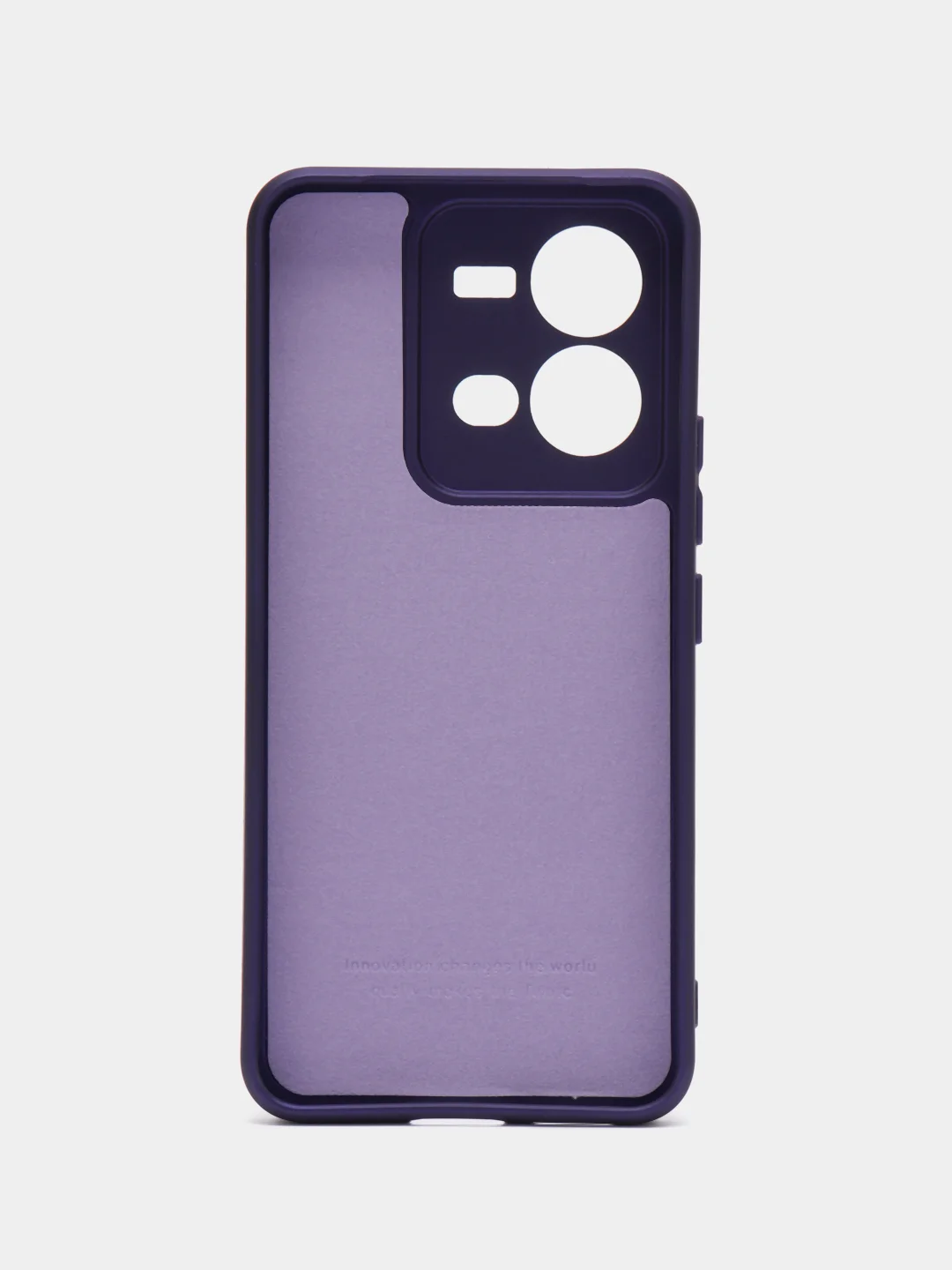 Фиолетовый чехол Silicone Cover для Vivo V25 / V25E, силиконовый