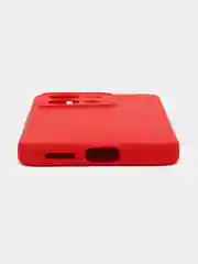 Красный чехол Silicone Cover для Vivo V25 / V25E, силиконовый