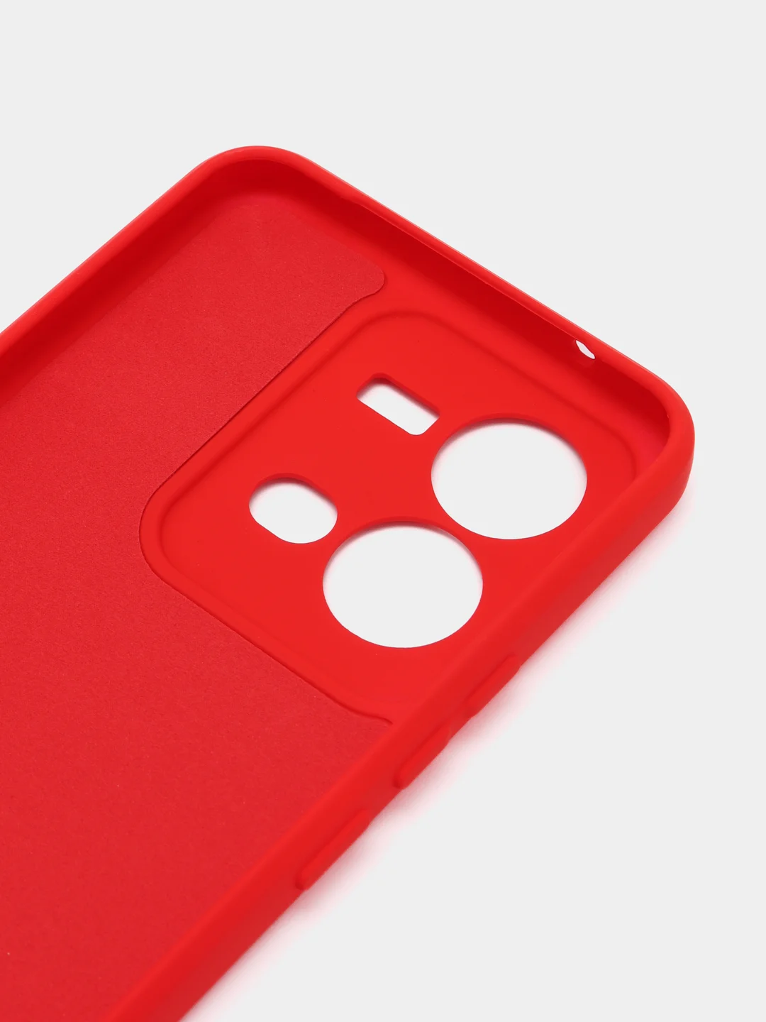 Красный чехол Silicone Cover для Vivo V25 / V25E, силиконовый