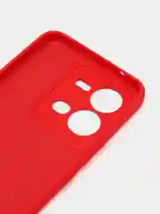Красный чехол Silicone Cover для Vivo V25 / V25E, силиконовый