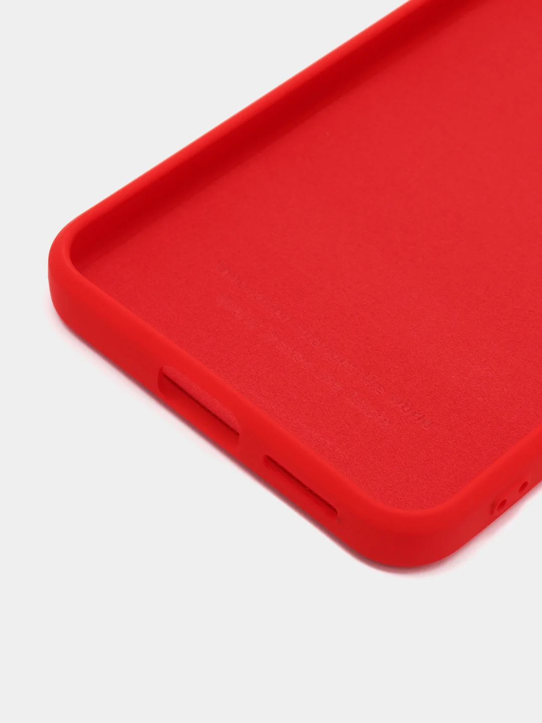 Красный чехол Silicone Cover для Vivo V25 / V25E, силиконовый