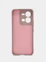 Светло-коричневый чехол Silicone Cover для Vivo V25 / V25E, силиконовый