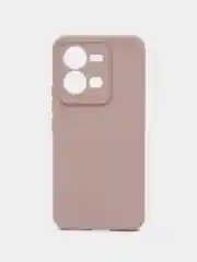 Светло-коричневый чехол Silicone Cover для Vivo V25 / V25E, силиконовый