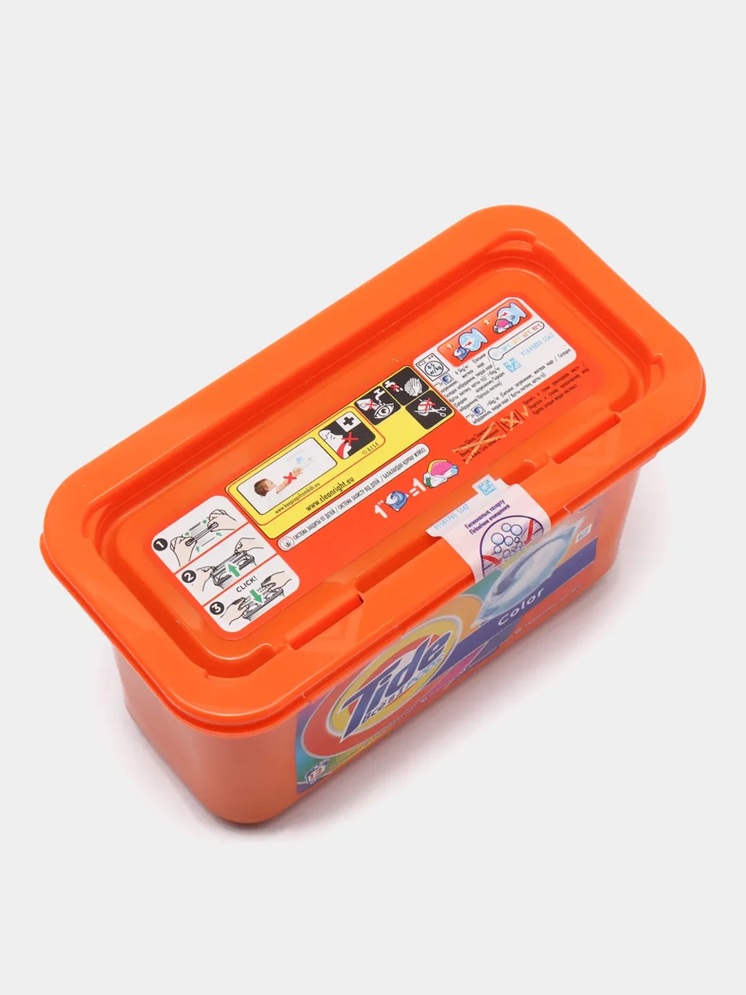 Капсулы для стирки Tide Color, для цветного белья, 12 капсул
