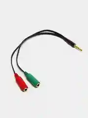 Аудио кабель-разветвитель для микрофона и наушников, 2*3.5 jack 3.5, 4pin jack
