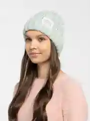 Бирюзовый шапка женская, утепленная