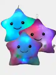 Плюшевая, мягкая игрушка звезда с LED подсветкой