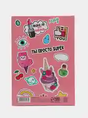 Кораллово-розовый ежедневник в твердой обложке, 80л