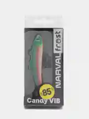 Зеленый раттлин Narval Frost Candy Vib, 85 mm, 26 g