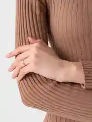 Конфетный колечко-сердечко