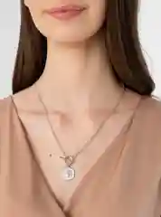 Серебряный украшение на шею "Монета"