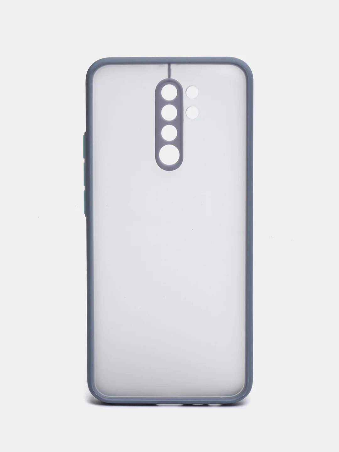 Синий меланж чехол Xiaomi Redmi 9 (Сяоми Редми 9) пластиковый матовый с цветными кнопками