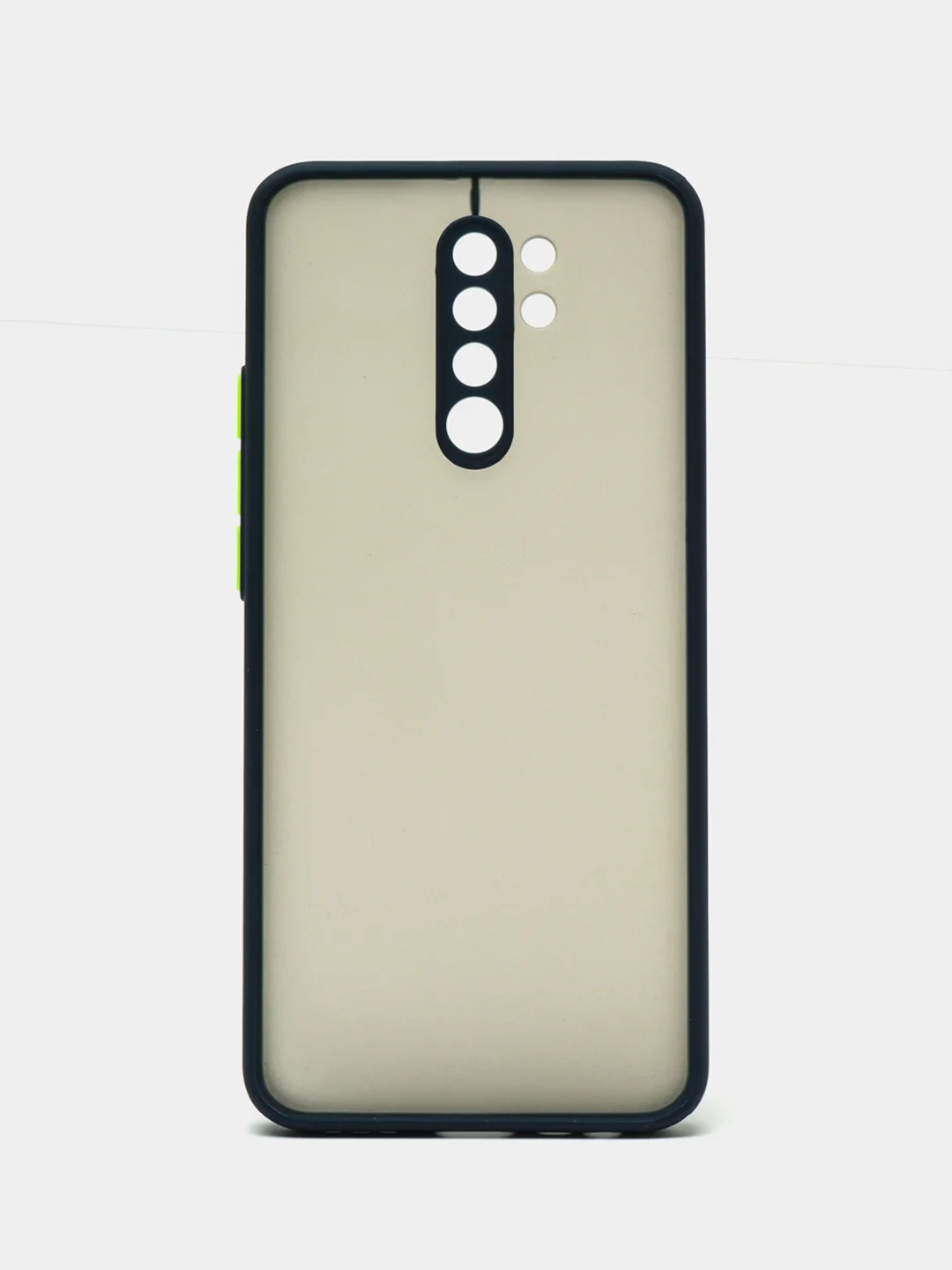 Темно-синий чехол Xiaomi Redmi 9 (Сяоми Редми 9) пластиковый матовый с цветными кнопками