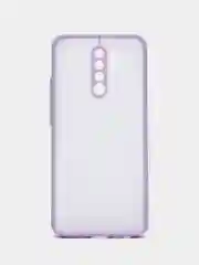 Лавандовый чехол Xiaomi Redmi 9 (Сяоми Редми 9) пластиковый матовый с цветными кнопками