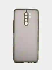 Лесной зеленый чехол Xiaomi Redmi 9 (Сяоми Редми 9) пластиковый матовый с цветными кнопками