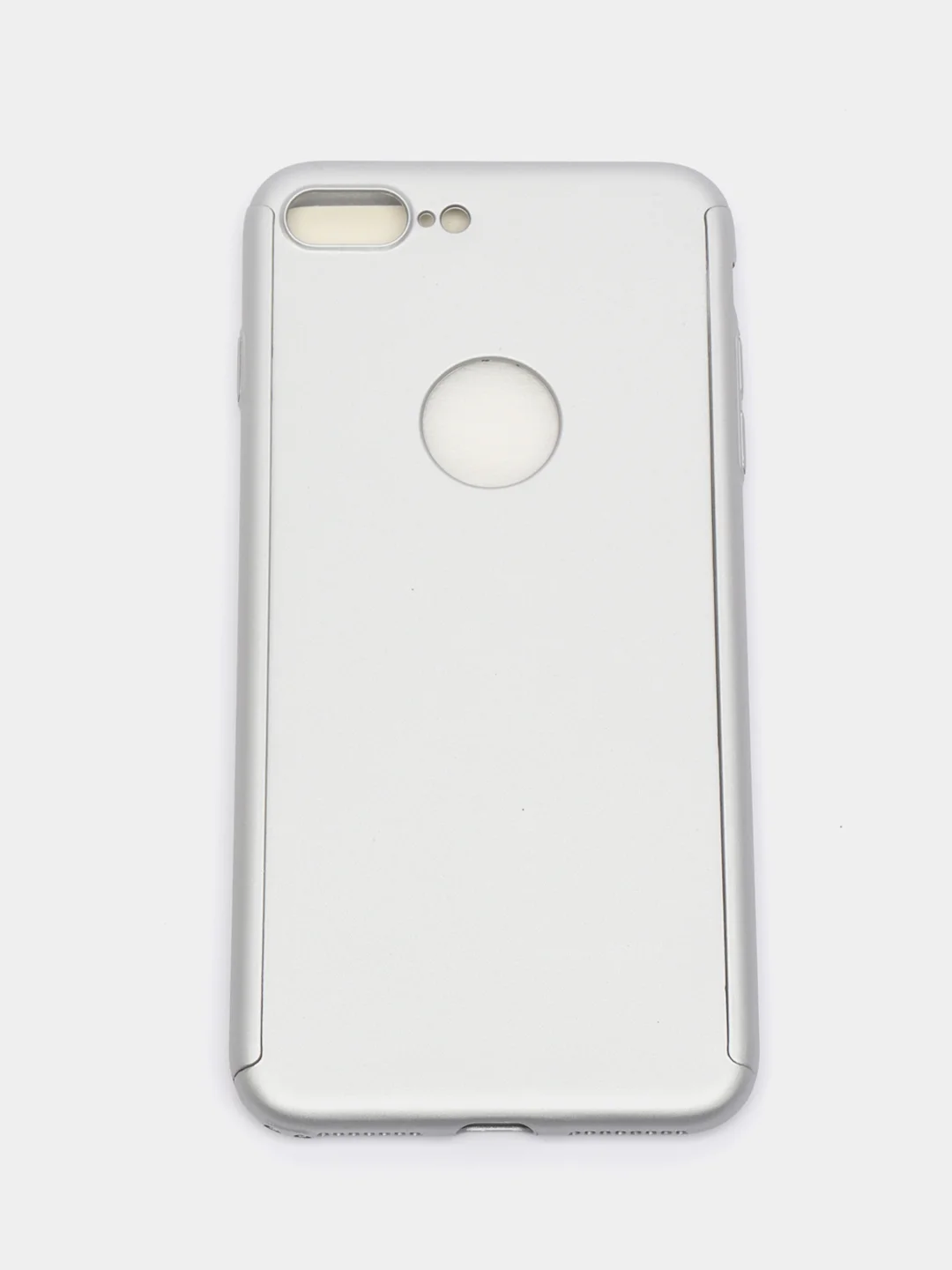 Белый чехол 360 + защитное стекло на iPhone 5s 6, 7, 8, SE, 20, X, XS, XR, 11, Pro, Max, 12