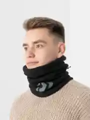 Угольный шарф-труба, флисовый