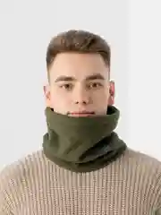 Оливковый шарф-труба, флисовый