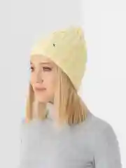 Лимонный шапка для девочек  МУЗА на флисовом подкладе