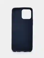 Темно-синий чехол Honor X8 4G (Хонор Х8 4Г), силиконовый, цветной, матовый