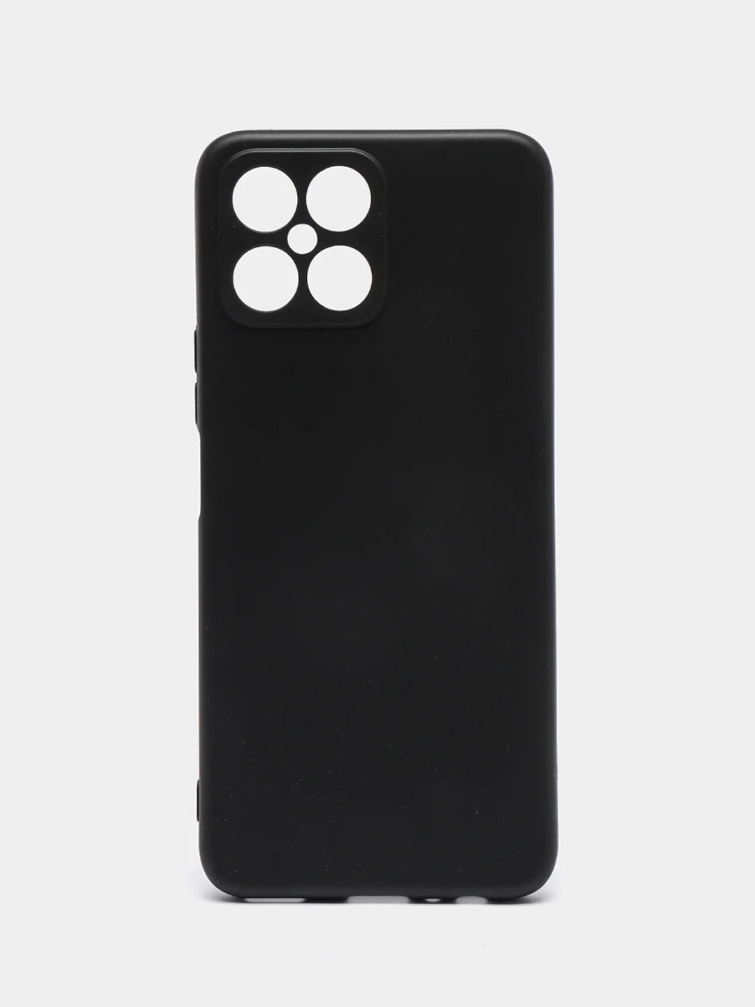 Черный чехол Honor X8 4G (Хонор Х8 4Г), силиконовый, цветной, матовый