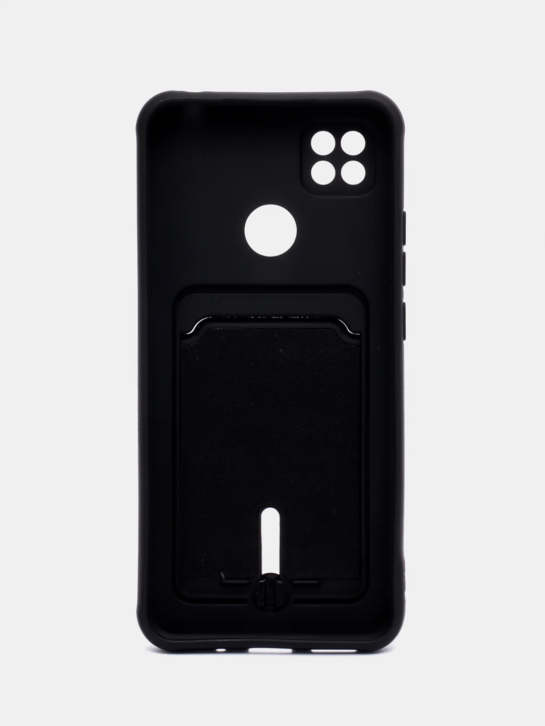 Синий чехол Xiaomi Redmi 10A / 9C, Сяоми Редми 10А / 9С, с карманом для карты, силиконовый