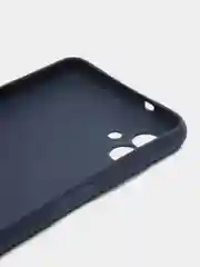 Темно-синий чехол силиконовый для Samsung Galaxy A04 (Самсунг Галакси А04), матовый, цветной