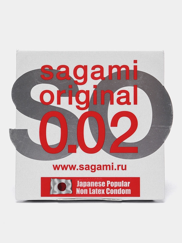 Презервативы Sagami Original, 0,02 мм, 1 штука