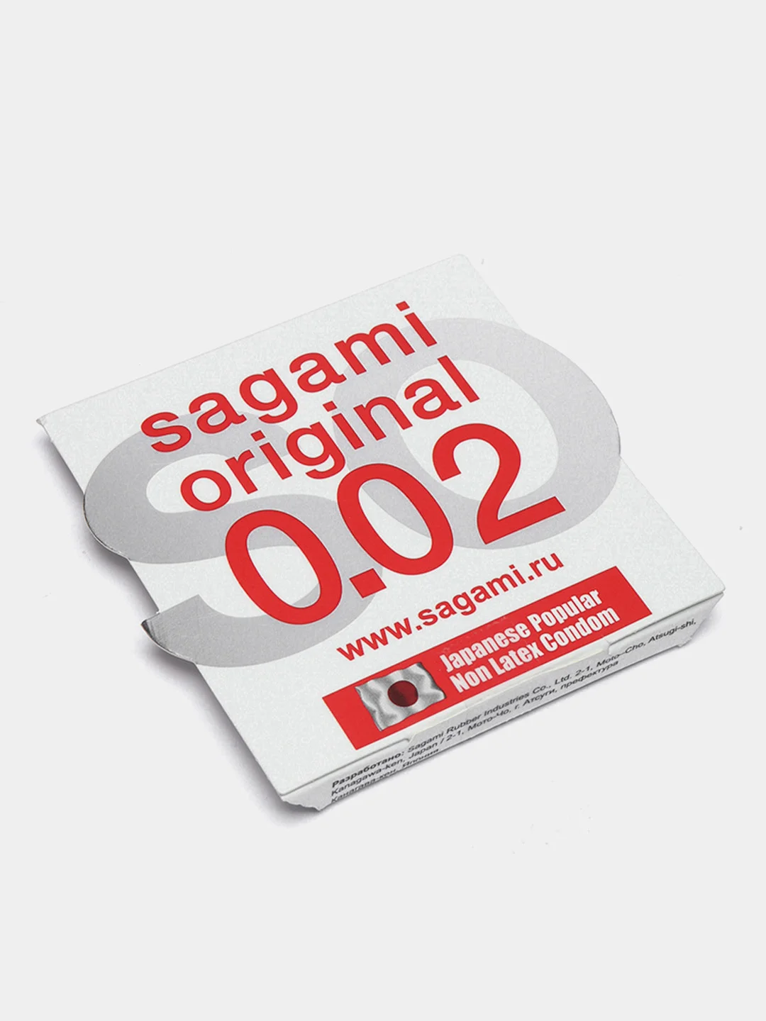 Презервативы Sagami Original, 0,02 мм, 1 штука