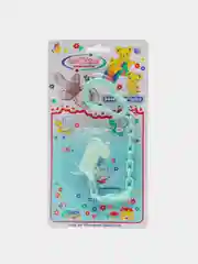 Зеленый цепочка для соски, застежка булавка. CAMERA