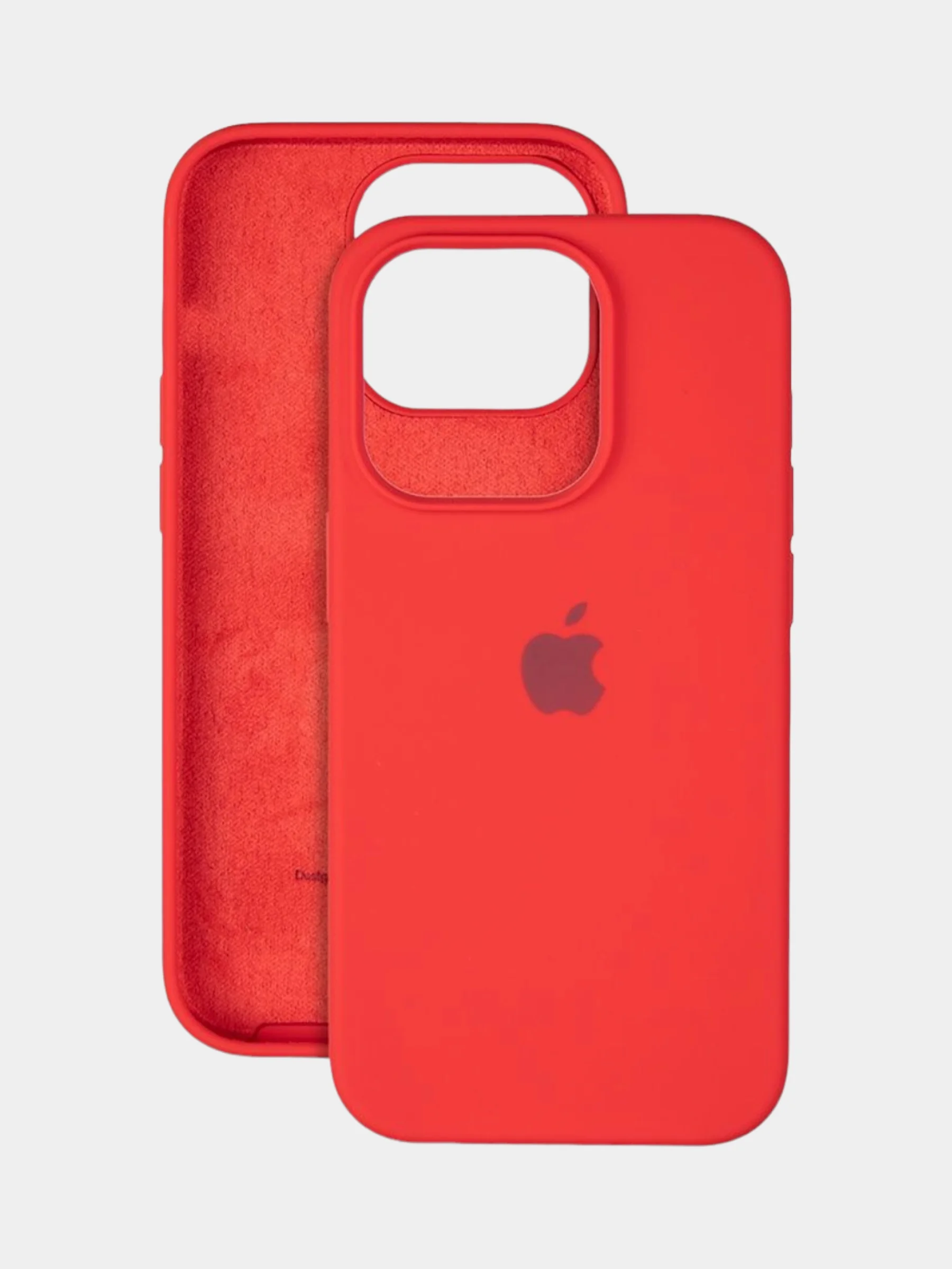 Красный чехол iPhone, Айфон 11, 13, 14, 15, Про Макс, Pro Max, силиконовый Silicone Case