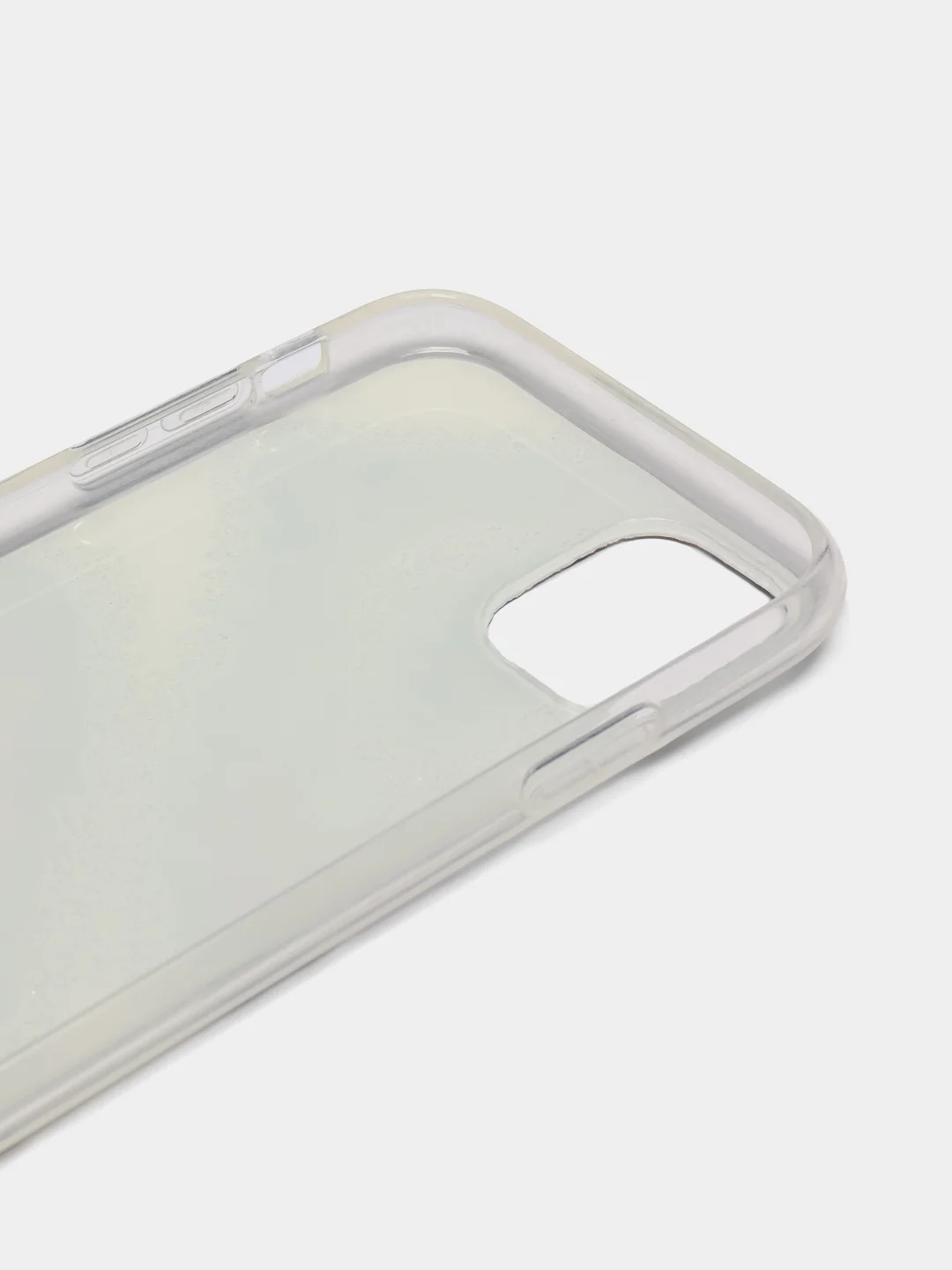Белый чехол прозрачный для iPhone 11, силиконовый