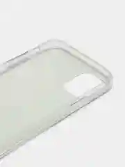 Зеленый чехол прозрачный для iPhone 11, силиконовый