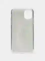 Зеленый чехол прозрачный для iPhone 11, силиконовый