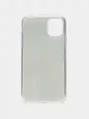 Голубой чехол прозрачный для iPhone 11, силиконовый