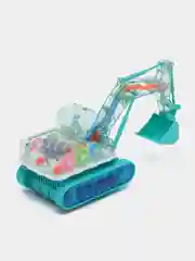 Голубой игрушка Экскаватор /свет,звук/коробка/