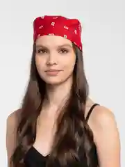 Красный бандана с принтом, унисекс