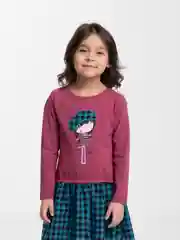 Вишнёвый платье для девочки с длинным рукавом, 2,3,4,5 лет