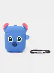 Голубой чехол для беспроводных наушников AirPods